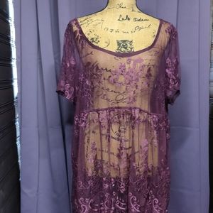 Baby doll see thru shirt